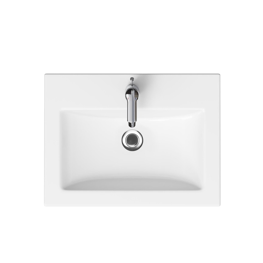 Cersanit K32-003-BOX - Lavabo da incasso COMO 45x60 cm ceramica/bianco lucido
