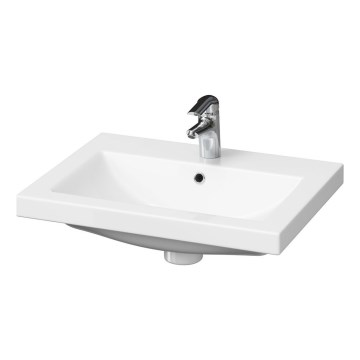 Cersanit K32-003-ECO - Lavabo à poser/à suspendre COMO 45x60 cm céramique/blanc brillant