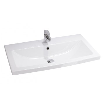 Cersanit K32-004-BOX - Aufsatz-/wandhängendes Waschbecken COMO 45x80 cm Keramik/glänzend weiß