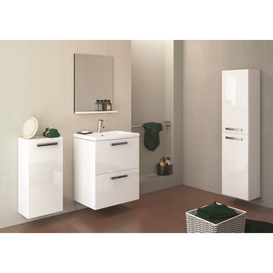 Cersanit K32-004-BOX - Lavabo à poser/suspendu COMO 45x80 cm céramique/blanc brillant