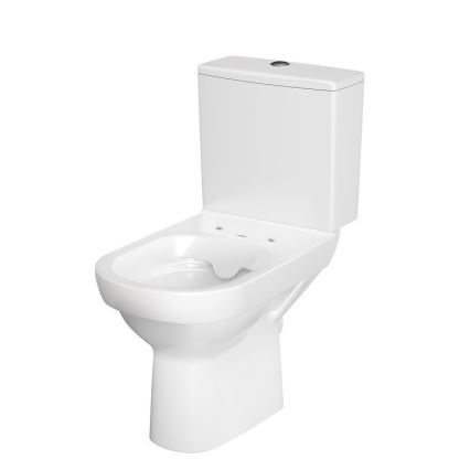 Cersanit K35-037 - Stand-WC mit Sitz CITY Keramik/Weiß