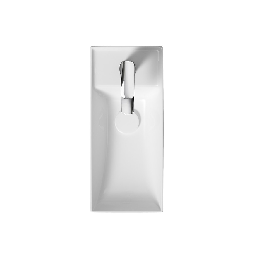 Cersanit K677-005 - Lavabo à poser LARGA 22x50 cm céramique/blanc brillant