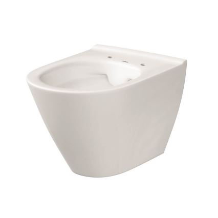 Cersanit K701-104 - WC sospeso con sedile CITY OVAL in ceramica/bianco