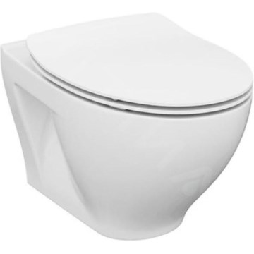 Cersanit K701-147 - Wandhängendes WC mit SAVIO-WC-Sitz, Keramik/weiß