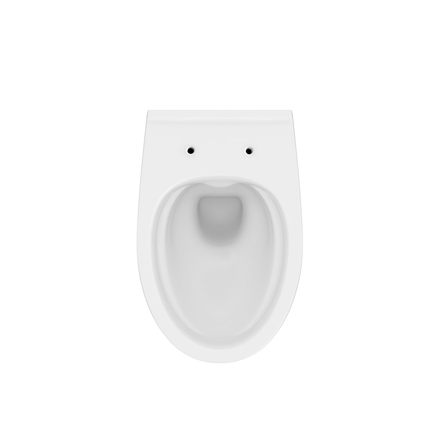 Cersanit K701-147 - WC sospeso con sedile SAVIO ceramica/bianco