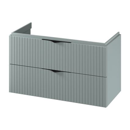Cersanit S1015-012 - Meuble sous-vasque suspendu TIRSO 100x45 cm vert menthe