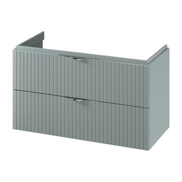 Cersanit S1015-012 - Mobile bagno sospeso per lavabo TIRSO 100x45 cm, colore menta