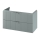 Cersanit S1015-012 - Mobile bagno sospeso per lavabo TIRSO 100x45 cm verde menta