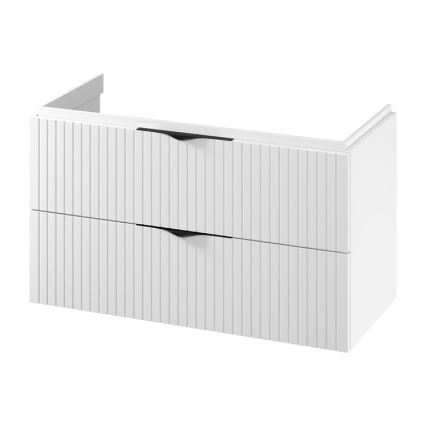 Cersanit S1015-014  - Hängender Unterschrank für Waschbecken TIRSO 100x45 cm weiß