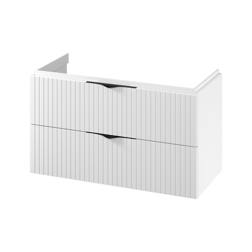 Cersanit S1015-014  - Hängender Unterschrank für Waschbecken TIRSO 100x45 cm weiß