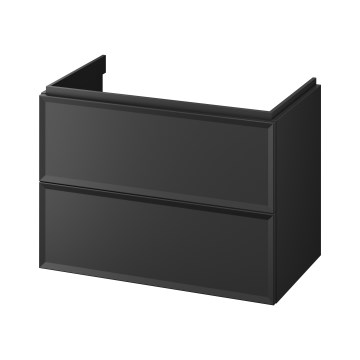 Cersanit S1017-003 - Hängender Unterschrank für Waschbecken MILLE 80x45 cm schwarz