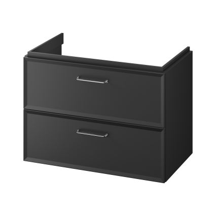 Cersanit S1017-003 - Mobile sottolavabo sospeso MILLE 80x55x45 cm nero