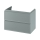 Cersanit S1017-004 - Meuble sous-vasque suspendu MILLE 80 x 45 cm, vert menthe