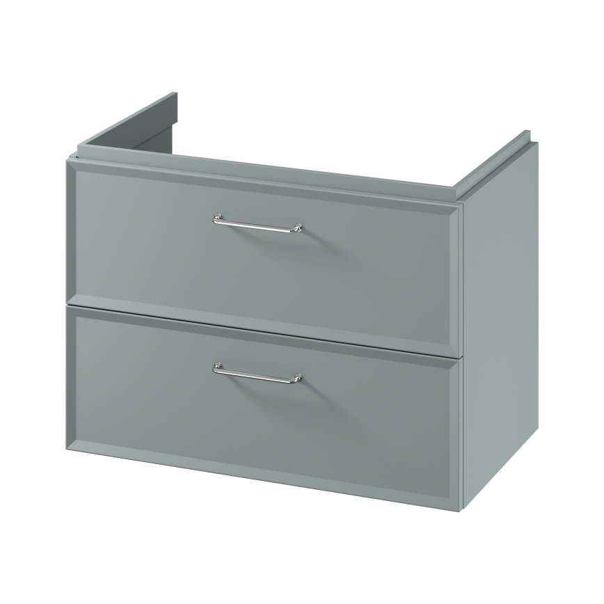 Cersanit S1017-004 - Meuble sous-vasque suspendu MILLE 80 x 45 cm, vert menthe