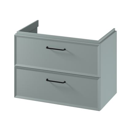 Cersanit S1017-004 - Meuble sous-vasque suspendu MILLE 80 x 45 cm, vert menthe
