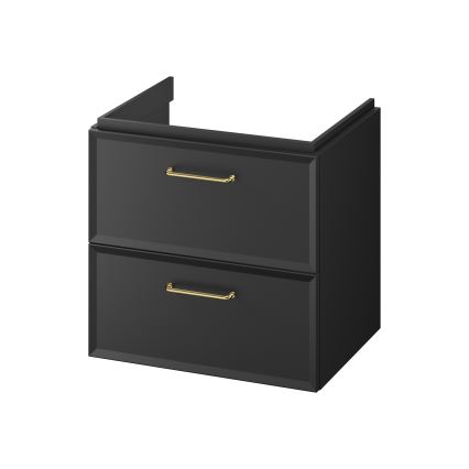 Cersanit S1021-002 - Mobile bagno sospeso per lavabo MILLE 60x45 cm nero