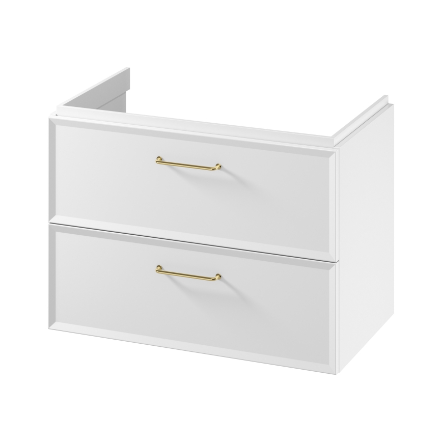 Cersanit S1021-004 - Mobile sottolavabo sospeso MILLE 80x55x45 cm bianco