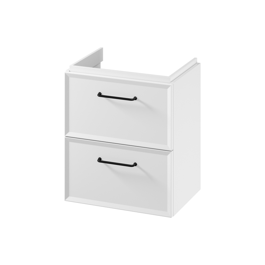 Cersanit S1021-005 - Meuble sous-lavabo suspendu MILLE SLIM 50x35 cm blanc
