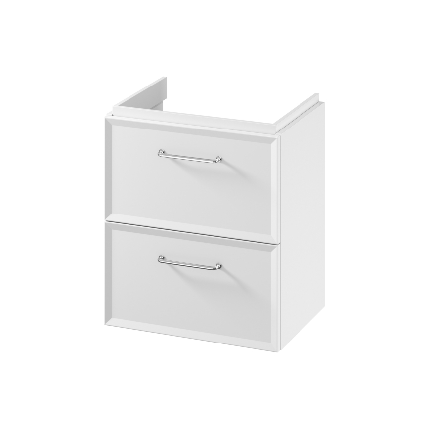 Cersanit S1021-005 - Mobile sospeso per lavabo MILLE SLIM 50x35 cm bianco