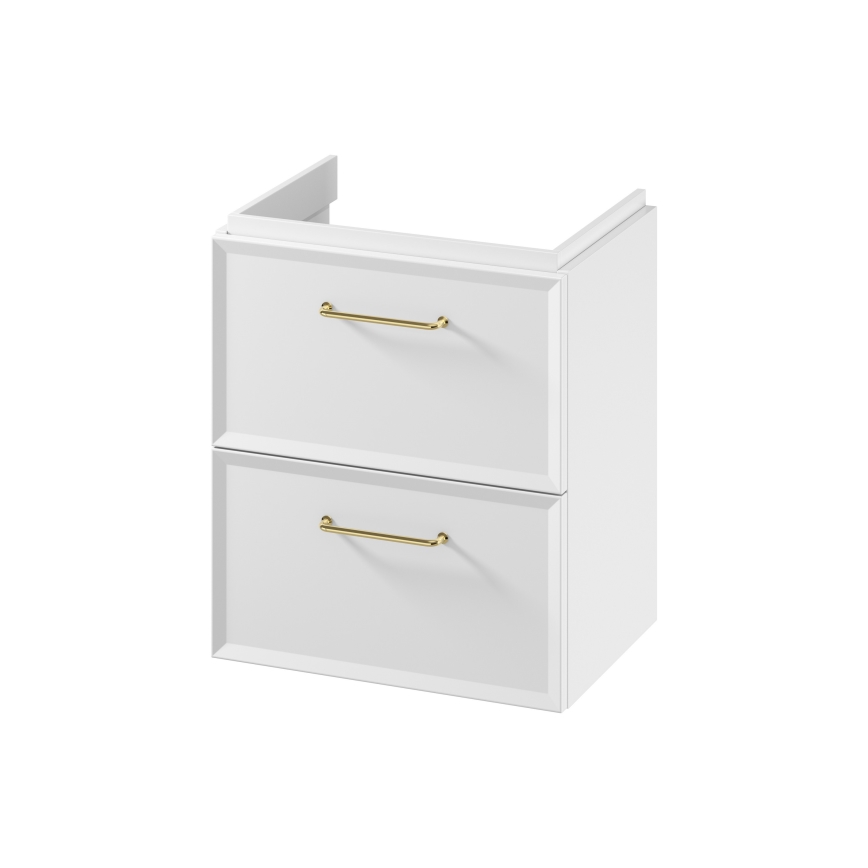Cersanit S1021-005 - Mobile sospeso per lavabo MILLE SLIM 50x35 cm bianco