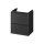 Cersanit S1021-006 - Meuble sous-vasque suspendu MILLE SLIM 50x35 cm noir