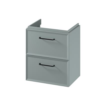 Cersanit S1021-007 - Meuble sous-vasque suspendu MILLE SLIM 50x35 cm menthe