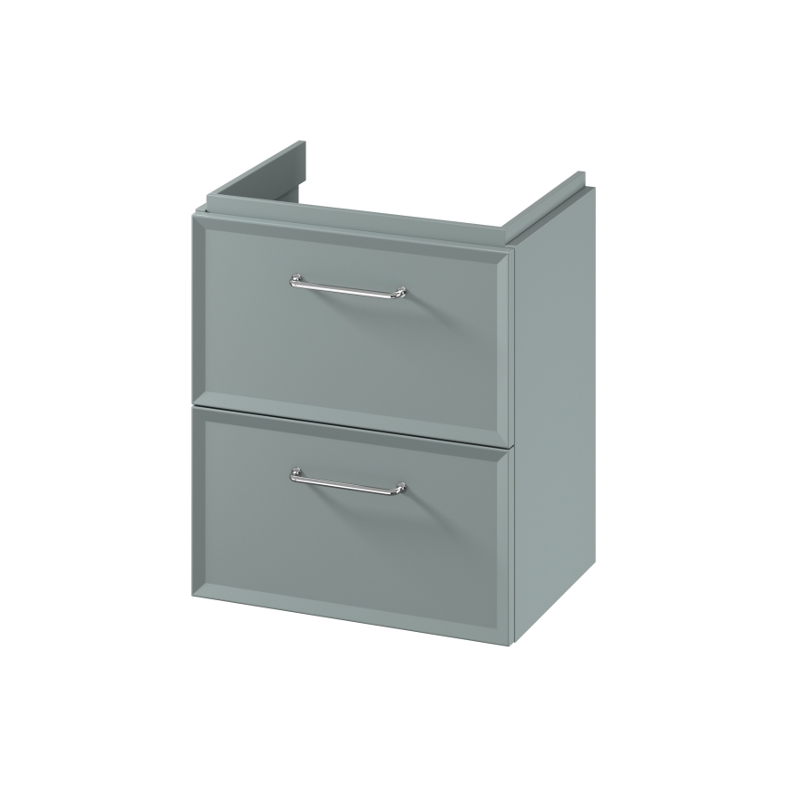 Cersanit S1021-007 - Mobile sottolavabo sospeso MILLE SLIM 50x35 cm verde menta