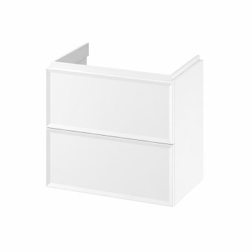 Cersanit S1021-008 - Hängender Waschbeckenunterschrank MILLE SLIM 60x38 cm weiß