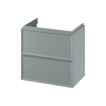 Cersanit S1021-009 - Meuble sous-vasque suspendu MILLE SLIM 60 x 38 cm, vert menthe