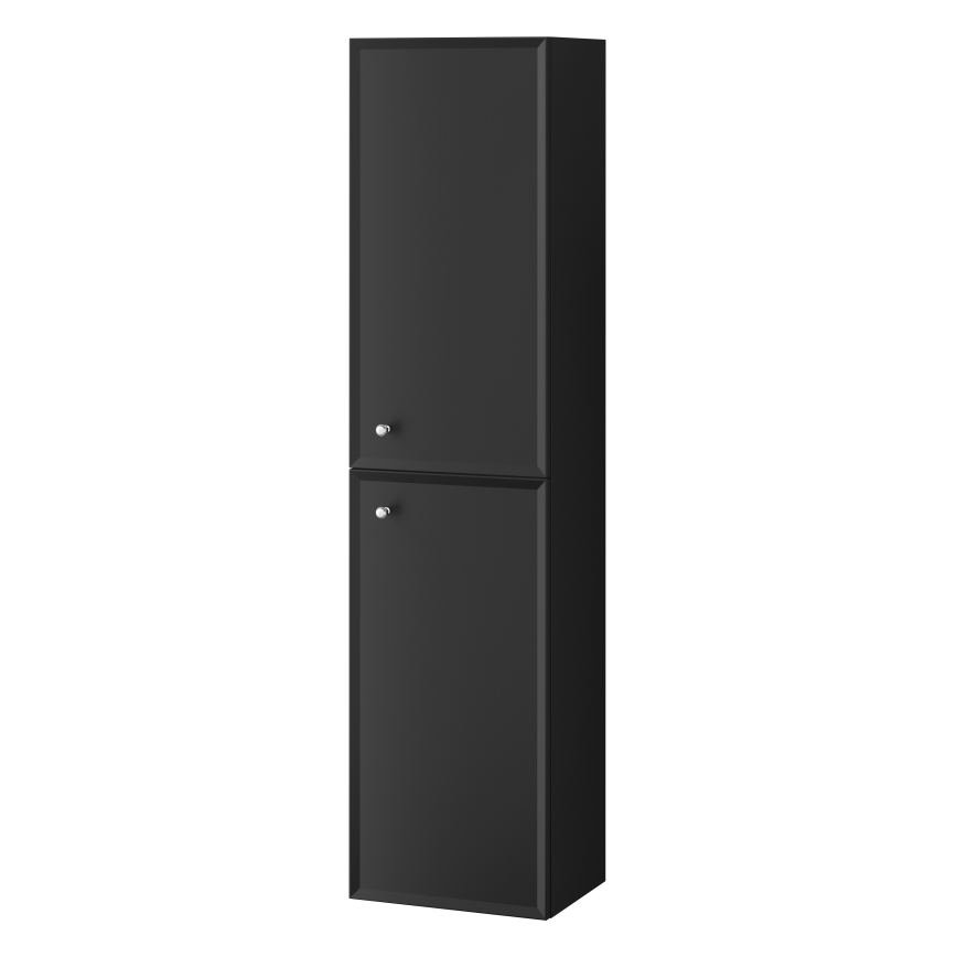 Cersanit S1021-011 - Meuble de salle de bains suspendu MILLE 160x40 cm noir mat
