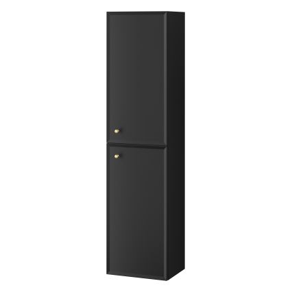 Cersanit S1021-011 - Meuble de salle de bains suspendu MILLE 160x40 cm noir mat