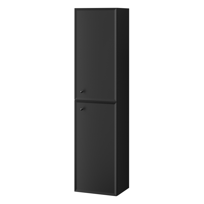 Cersanit S1021-011 - Meuble de salle de bains suspendu MILLE 160x40 cm noir mat