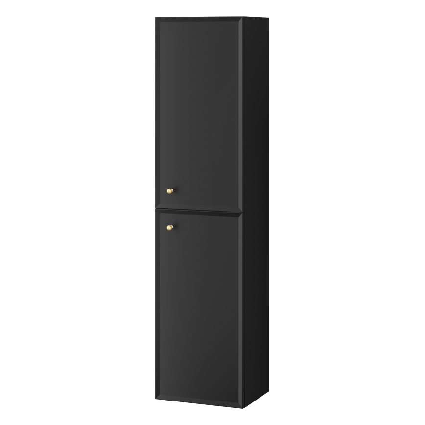 Cersanit S1021-011 - Pensile da bagno sospeso MILLE 160x40 cm nero opaco
