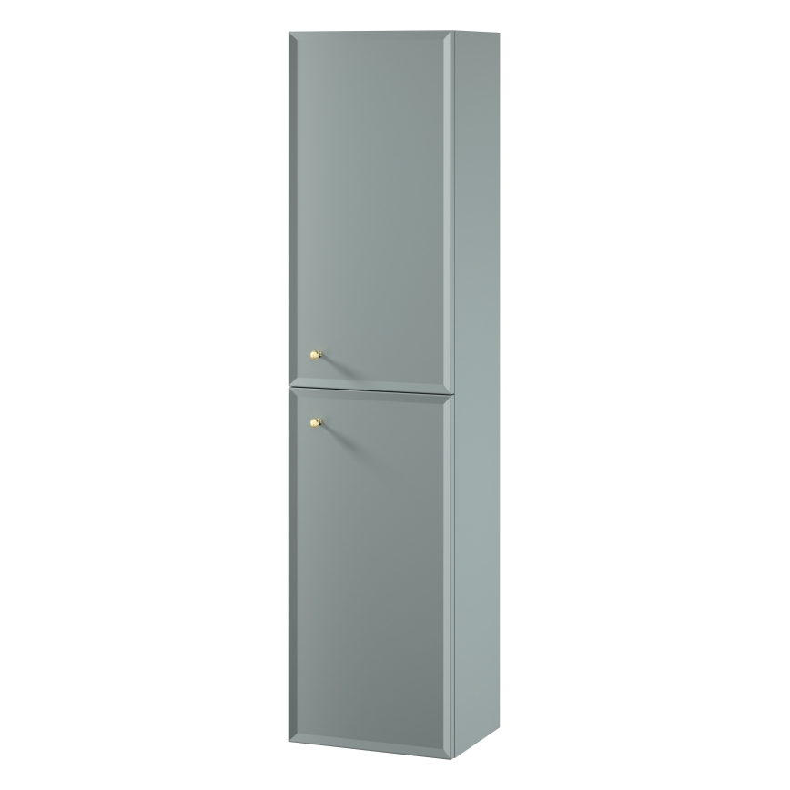 Cersanit S1021-012 - Meuble de salle de bains mural MILLE 40x160x30 cm vert menthe