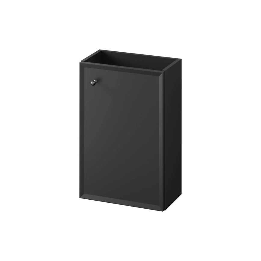 Cersanit S1022-003 - Wandhängender Waschtischunterschrank MILLE 40x22 cm schwarz