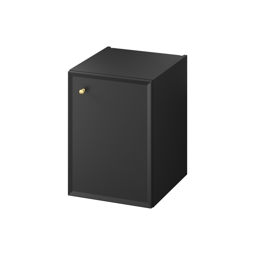 Cersanit S1022-005 - Wandhängender Badezimmerschrank MILLE 40x45 cm matt schwarz