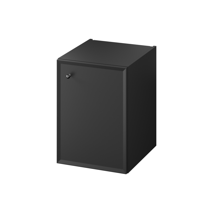 Cersanit S1022-005 - Wandhängender Badezimmerschrank MILLE 40x45 cm matt schwarz