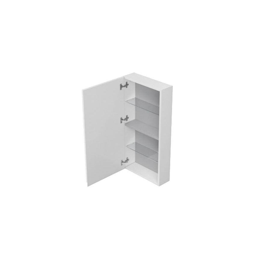 Cersanit S590-030 - Badezimmer-Spiegelschrank MEDDIE 80x40 cm