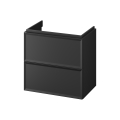 Cersanit S590-100 - Mobile sottolavabo sospeso MILLE SLIM 60x38 cm nero