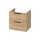 Cersanit S598-045-DSM - Hängender Unterschrank für Waschbecken MALIKA 60x45 cm, Eiche