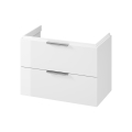 Cersanit S598-048-DSM - Meuble de salle de bains suspendu sous-vasque MALIKA 80 x 45 cm blanc