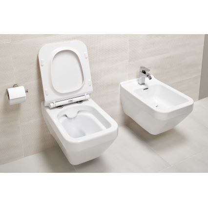 Cersanit S701-213-ECO - WC suspendu avec abattant CREA céramique/blanc