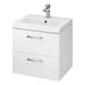Cersanit S801-146-DSM - Hängender Badunterschrank mit Waschbecken ELIS 46x50 cm weiß