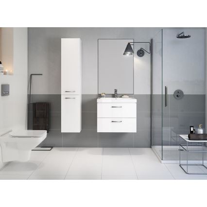 Cersanit S801-149-DSM - Mobile bagno sospeso con lavabo ELODY 46x80 cm bianco