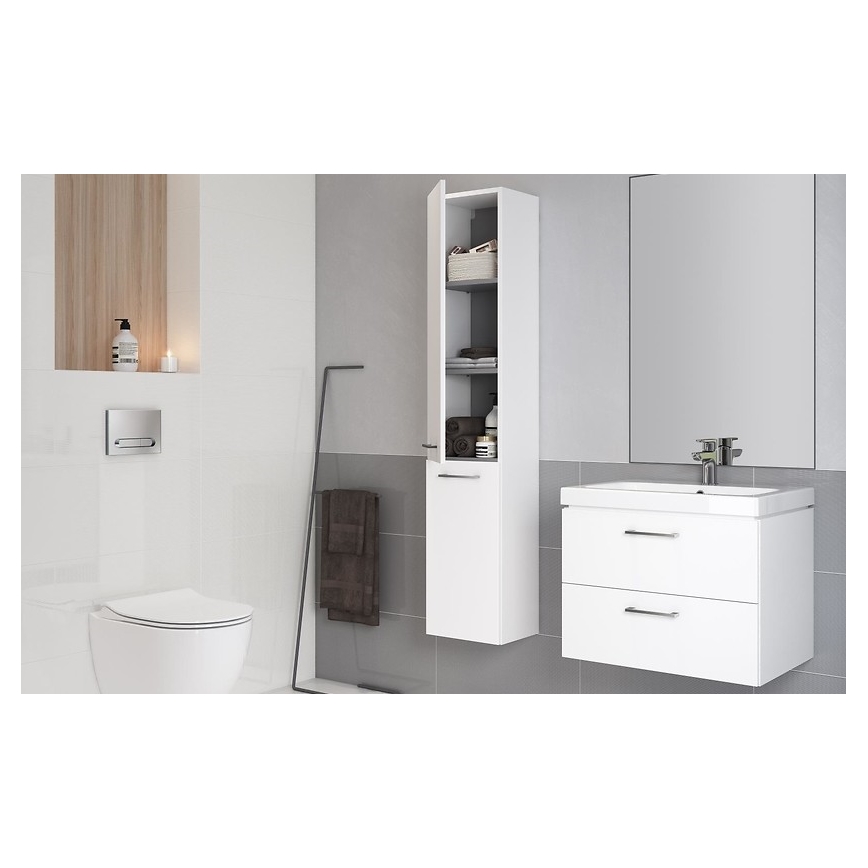 Cersanit S801-149-DSM - Mobile bagno sospeso con lavabo ELODY 46x80 cm bianco