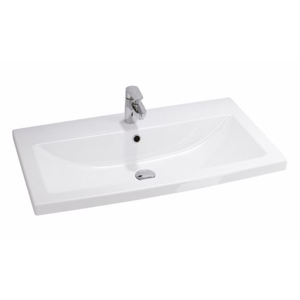 Cersanit S801-149-DSM - Mobile bagno sospeso con lavabo ELODY 46x80 cm bianco
