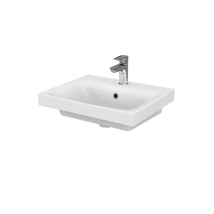 Cersanit S801-230-DSM - Hängender Badunterschrank mit Waschbecken MEDDIE 62x50 cm weiß
