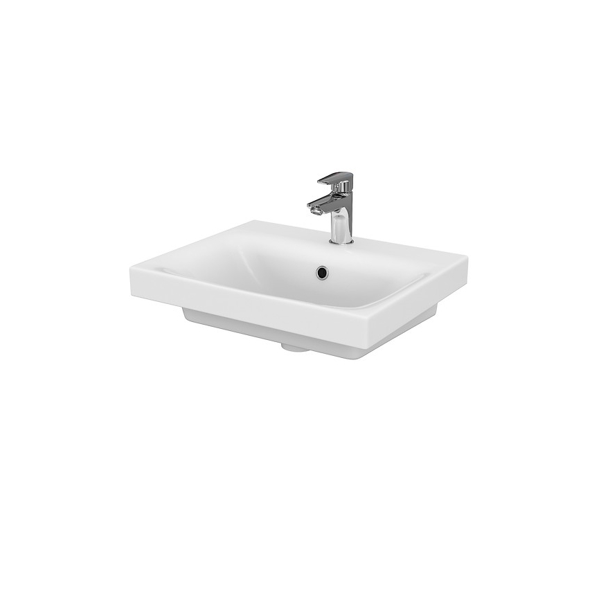 Cersanit S801-230-DSM - Hängender Badunterschrank mit Waschbecken MEDDIE 62x50 cm weiß