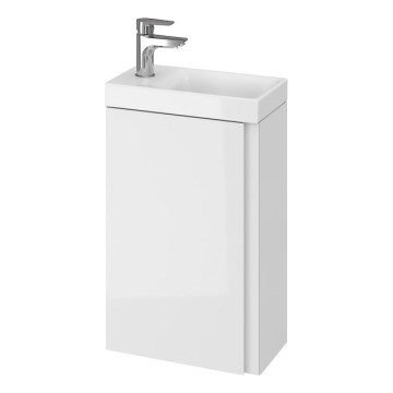 Cersanit S929-014 - Waschbeckenschrank für das Badezimmer MEDDIE 59x39 cm glänzend weiß