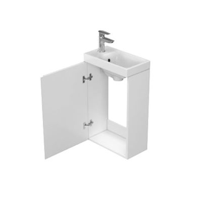 Cersanit S929-014 - Waschbeckenschrank für das Badezimmer MEDDIE 59x39 cm glänzend weiß
